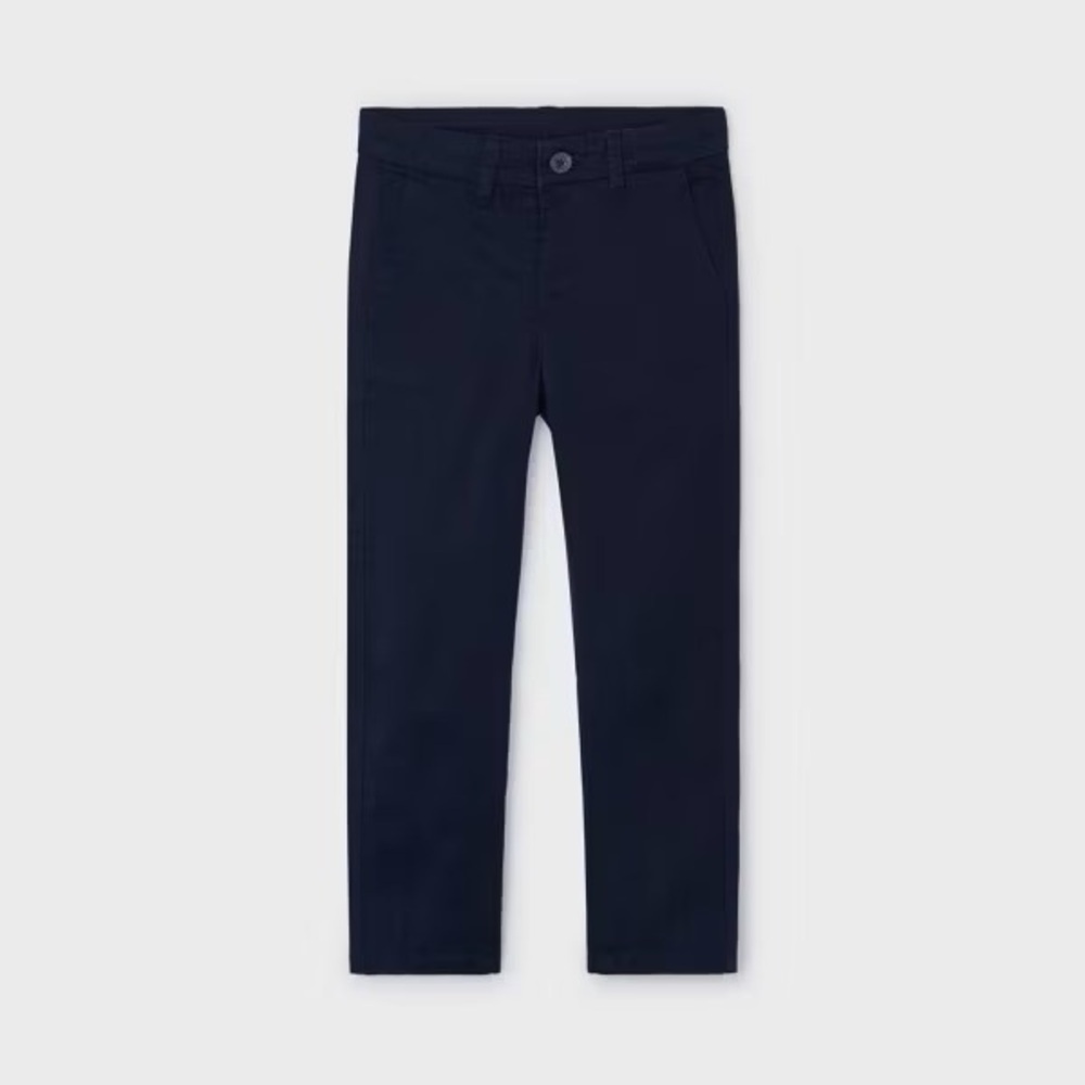 Mayoral Dark Blue Kids Formal Pants